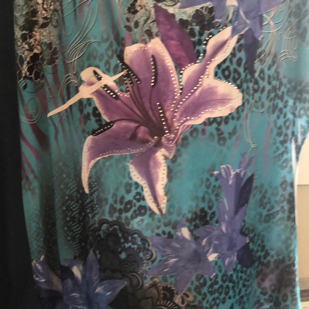 Jamie Nicole Flower Blouse. Size 3X